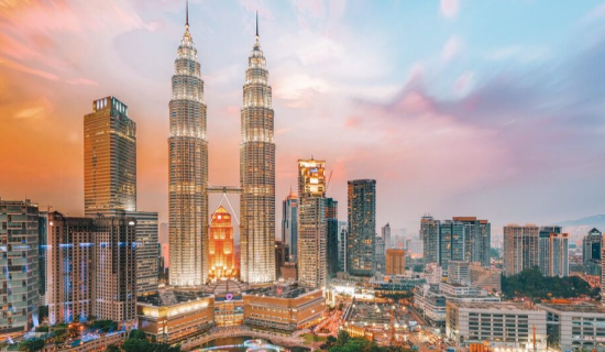 Petronas Twin Towers in Kuala Lumpur, Malaysia